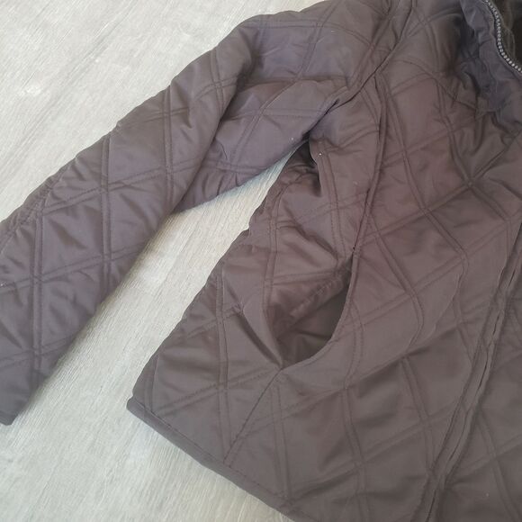 Weatherproof Garment Company Women's Reversible Brown Size M Quilted Jacket Coat - Picture 4 of 8